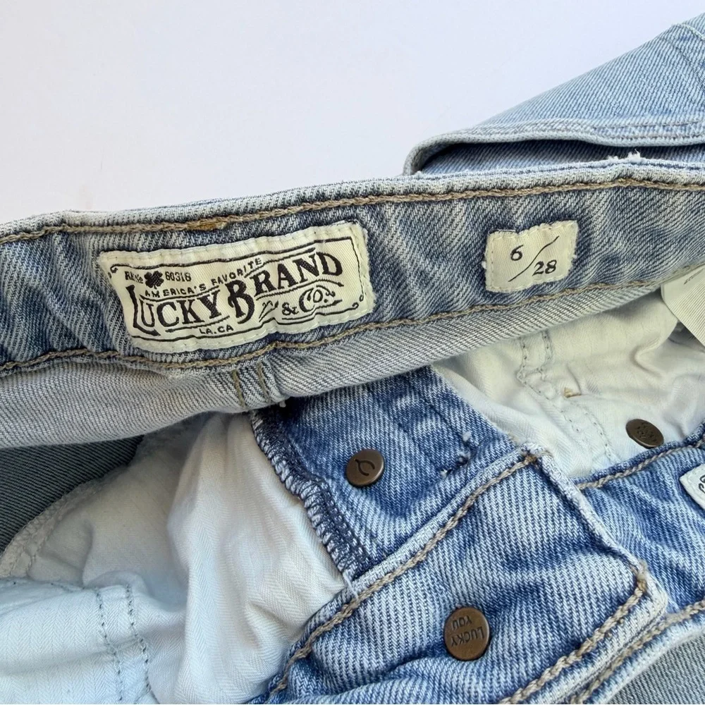 Woman’s Lucky Brand🍀Denim Jeans Bridgette Cropped Flare Size 6/28​ - Picture 6 of 12